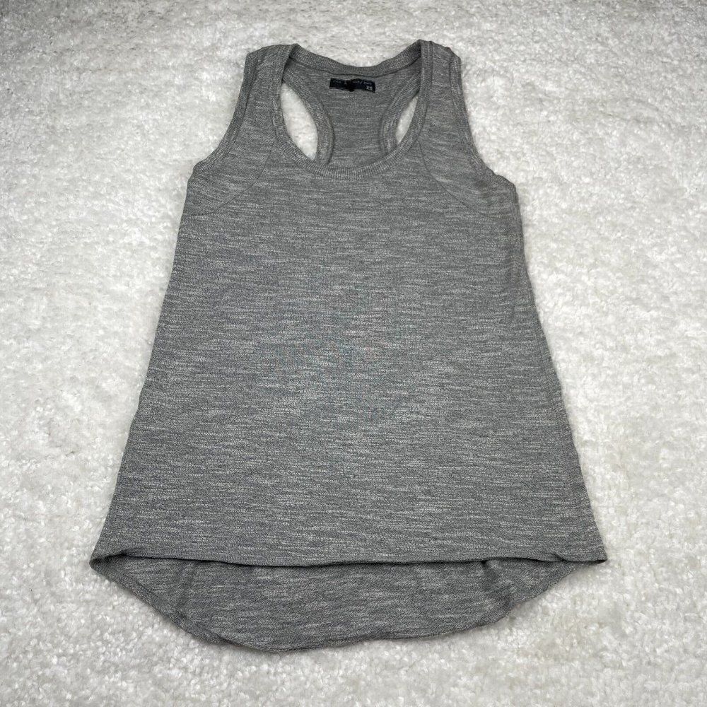 Rag & Bone Knit Raglan Gray Racerback Tank
